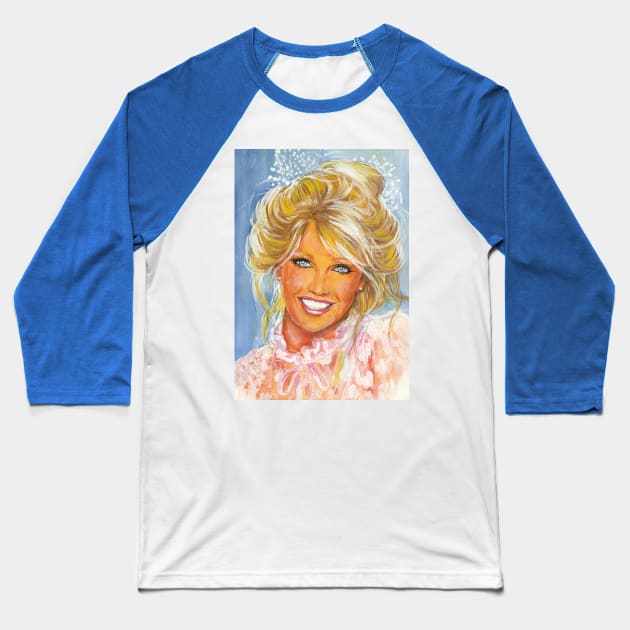 Heather Locklear Baseball T-Shirt by Svetlana Pelin